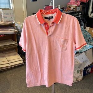 Ritzy of Italy Men’s Polo Shirt V-Neck Short Sleeve Pima Cotton Resort Wear